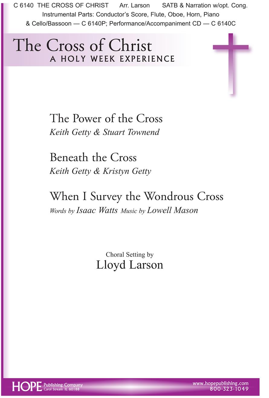 The Cross of Christ: A Holy Week Experience - SATB Cover Image