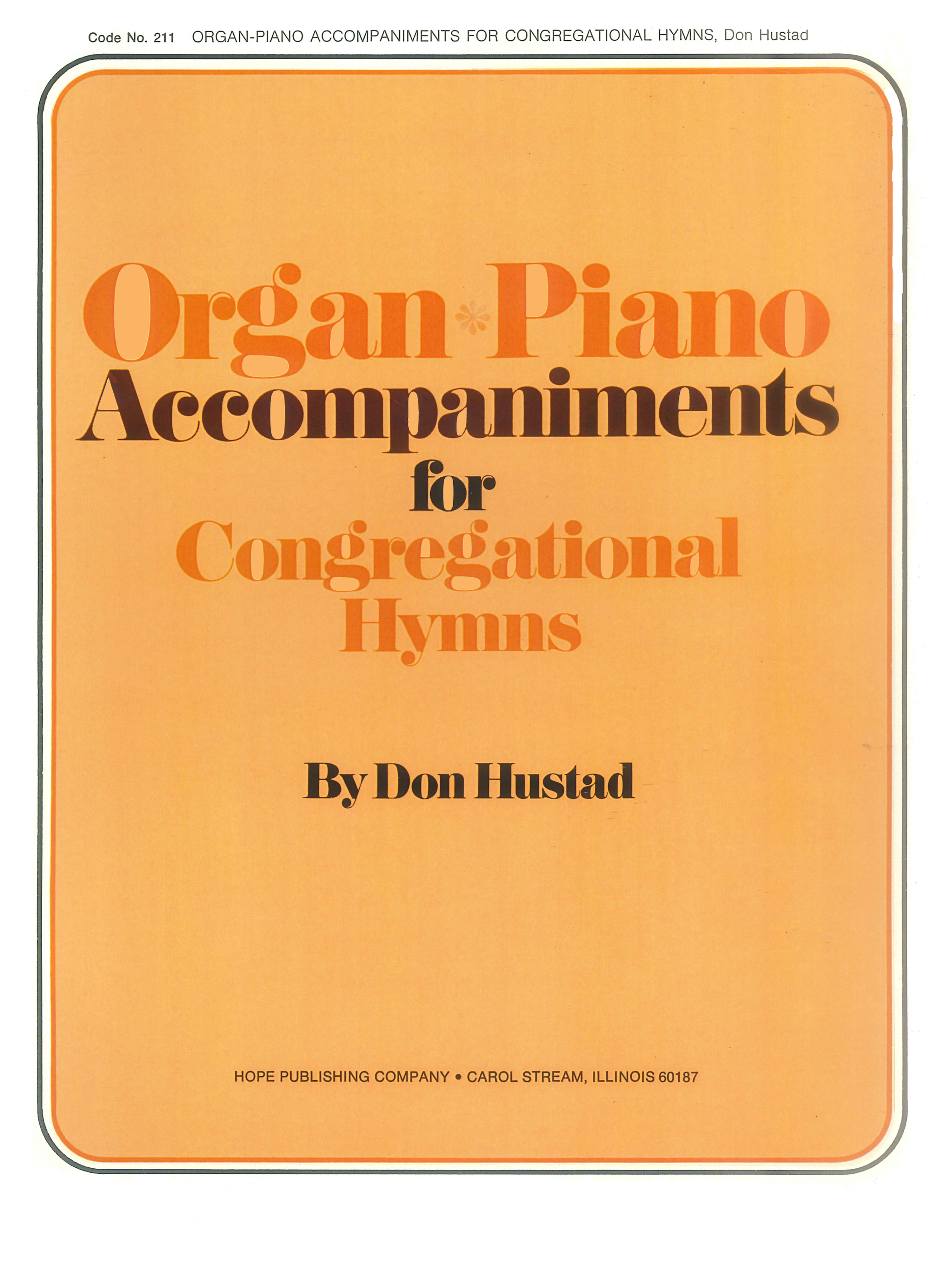 Organ-Piano Accomp. for Congregational Hymns Cover Image
