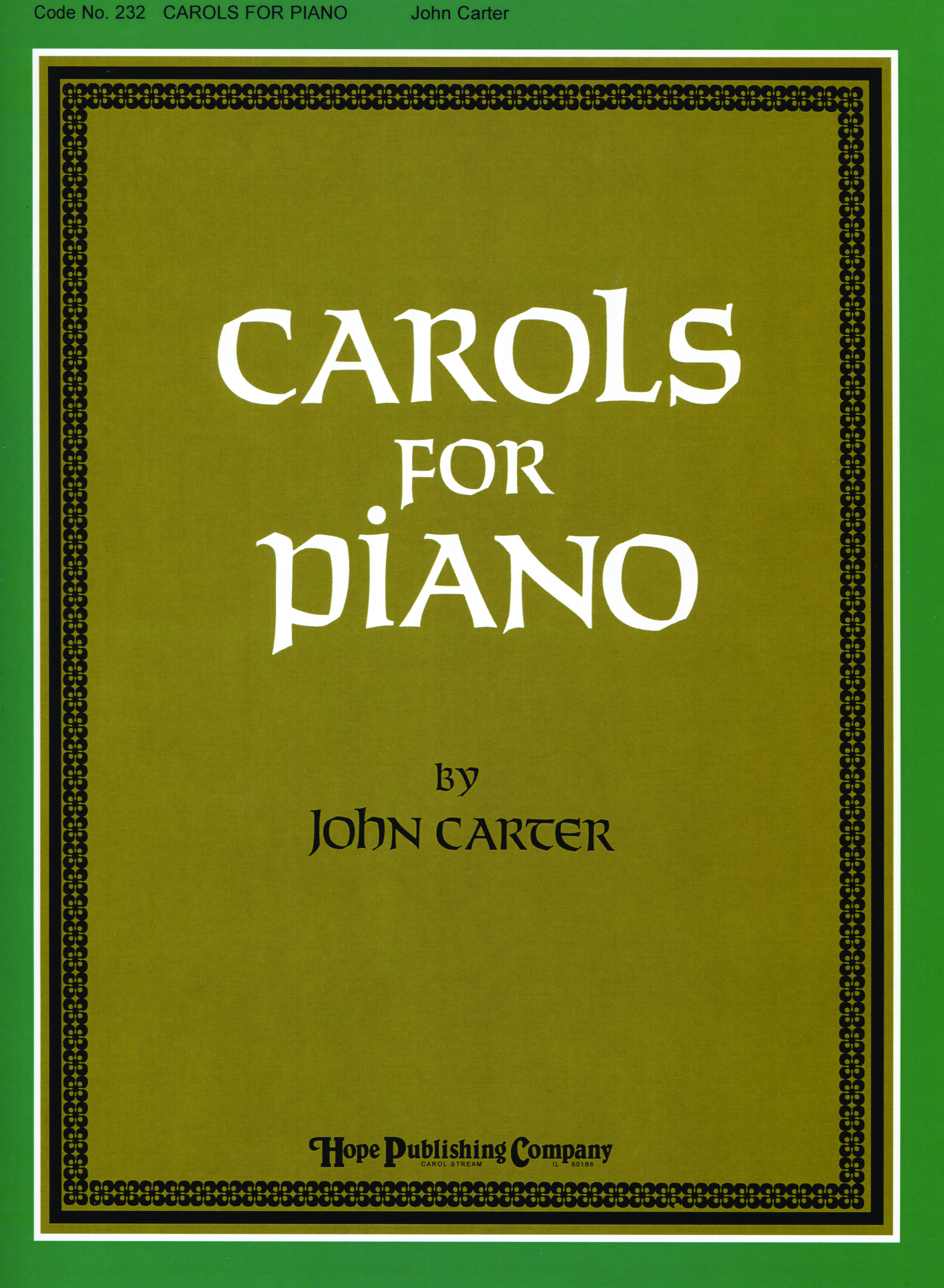 Carols for Piano Cover Image