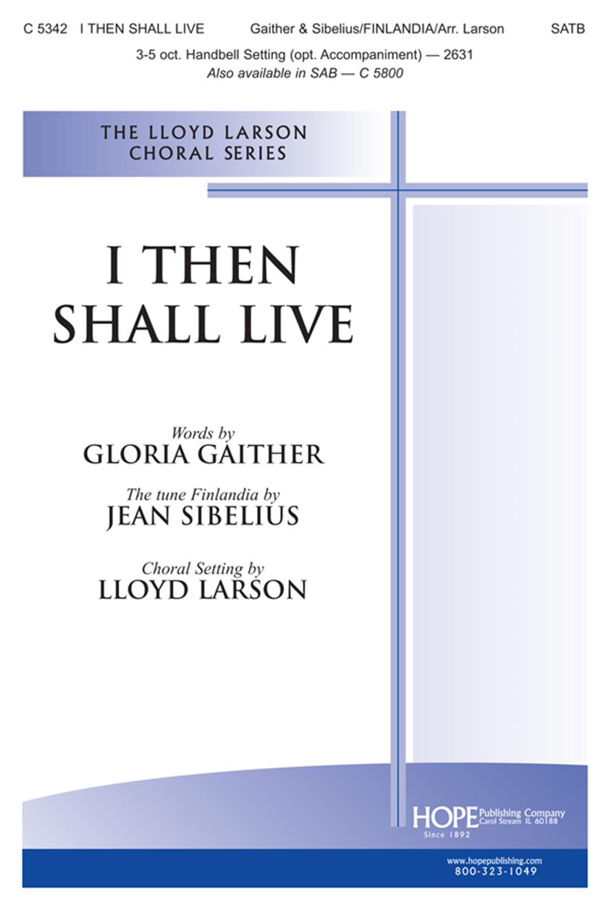 I Then Shall Live - SATB Cover Image