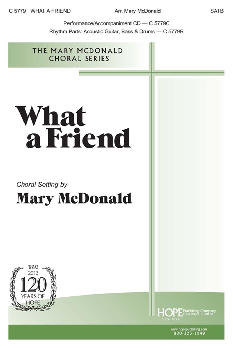 What a Friend - SATB Cover Image