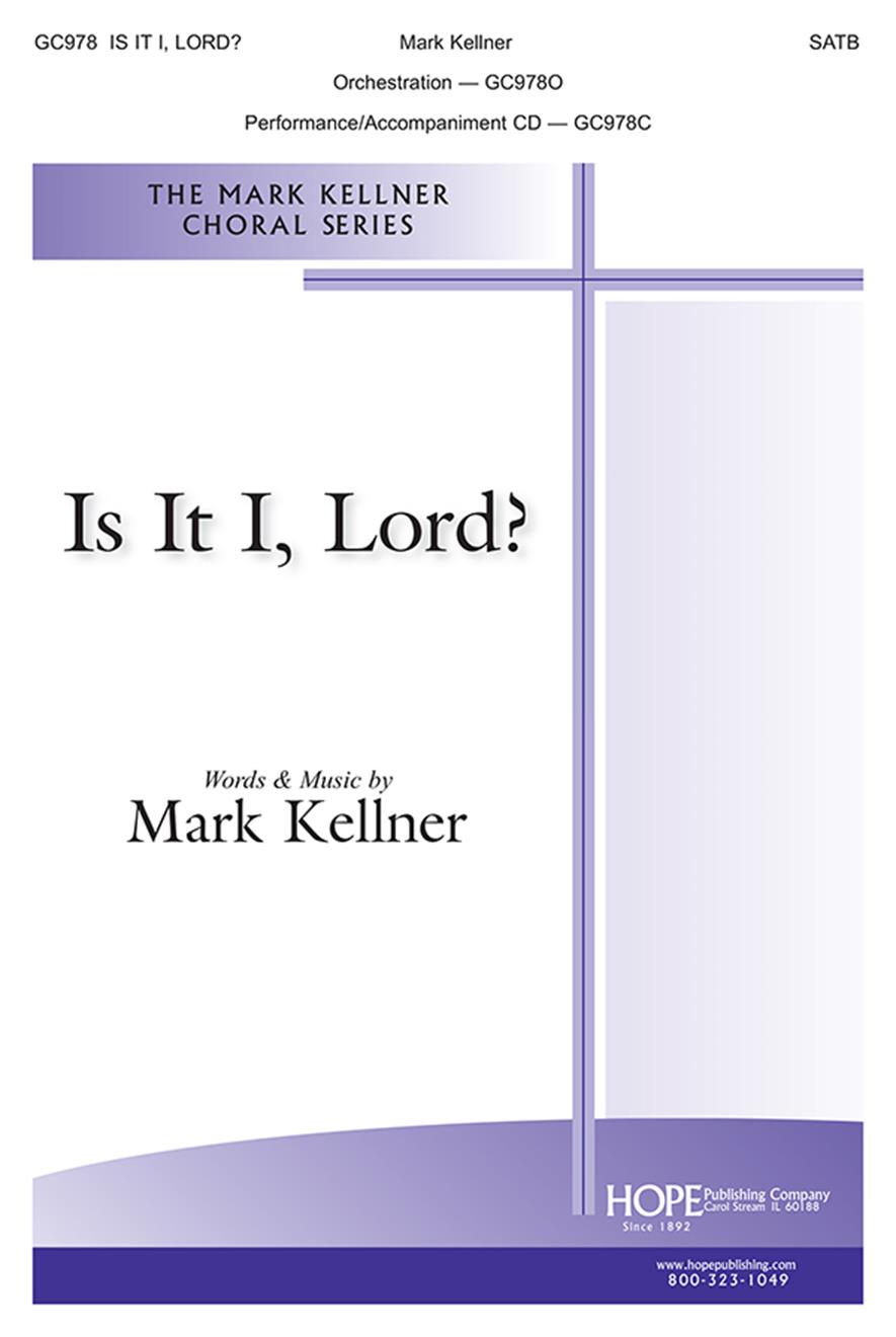 Is It I Lord - SATB Cover Image