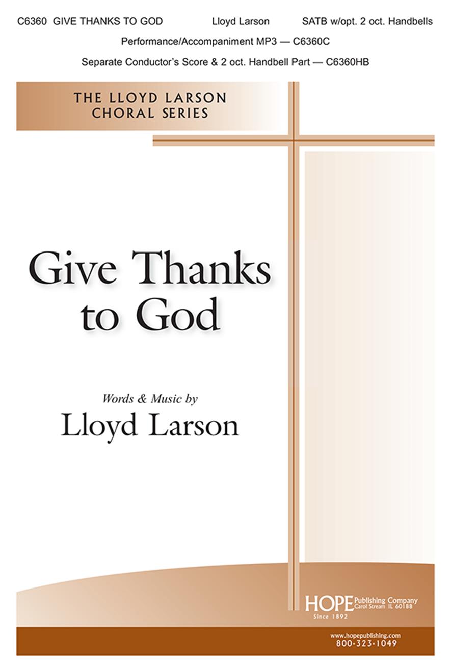 Give Thanks to God -SATB Cover Image