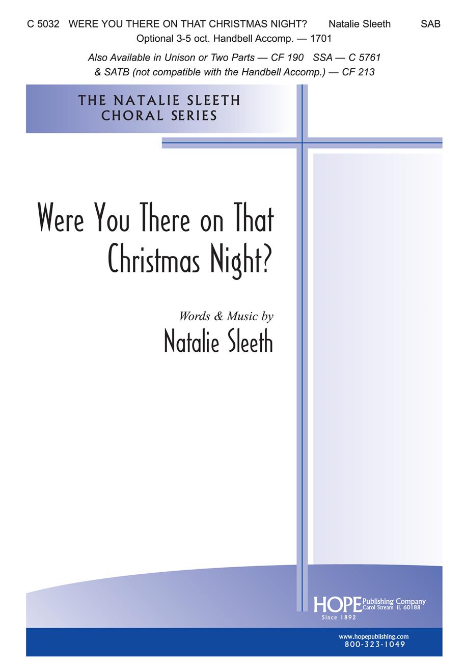 Were You There on That Christmas Night - SAB w-opt. Handbells Cover Image