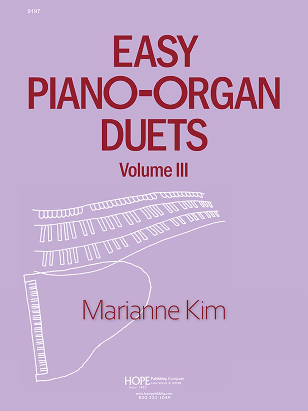 Easy Piano-Organ Duets III Cover Image