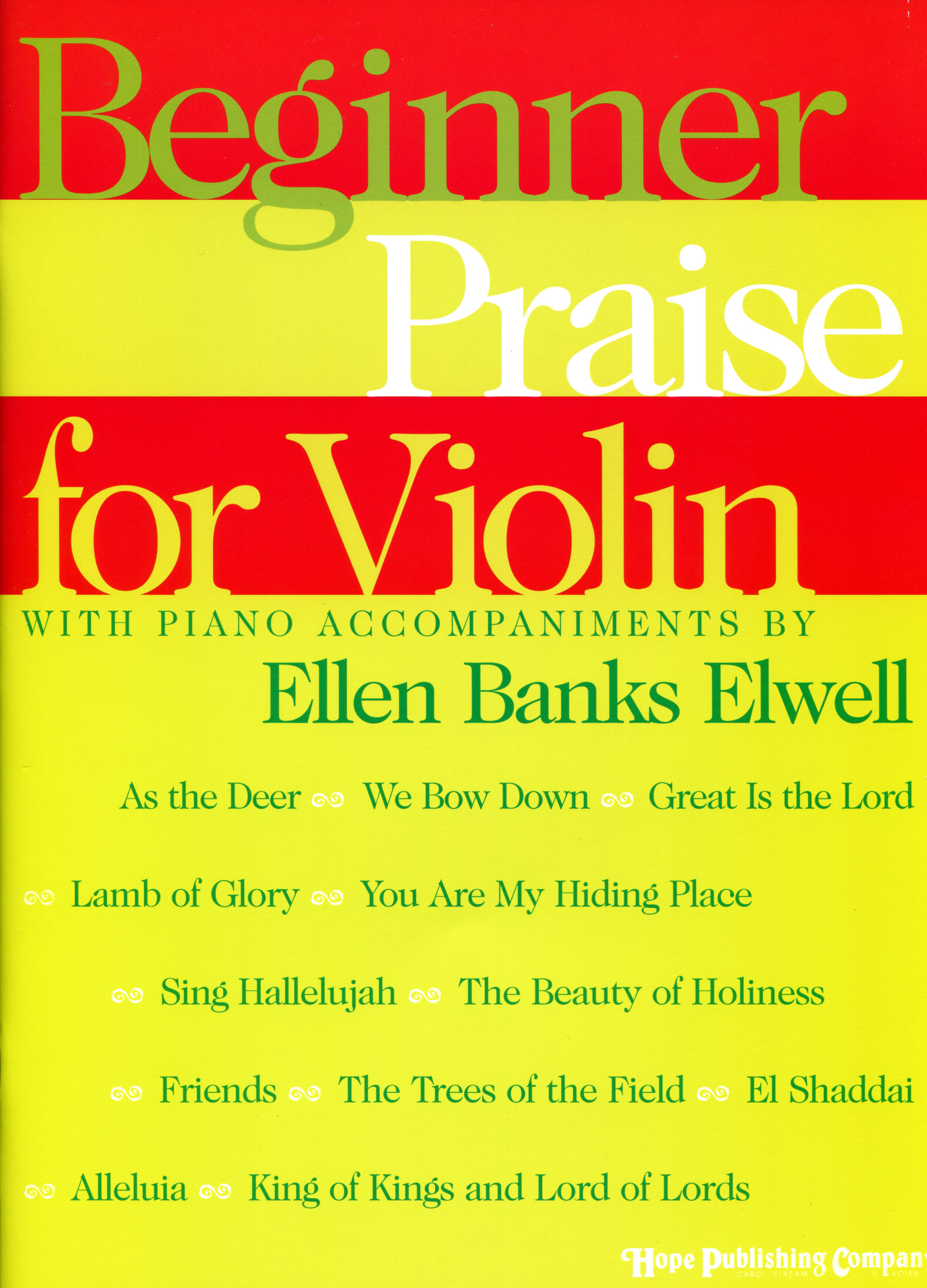 Beginner Praise for Violin Cover Image