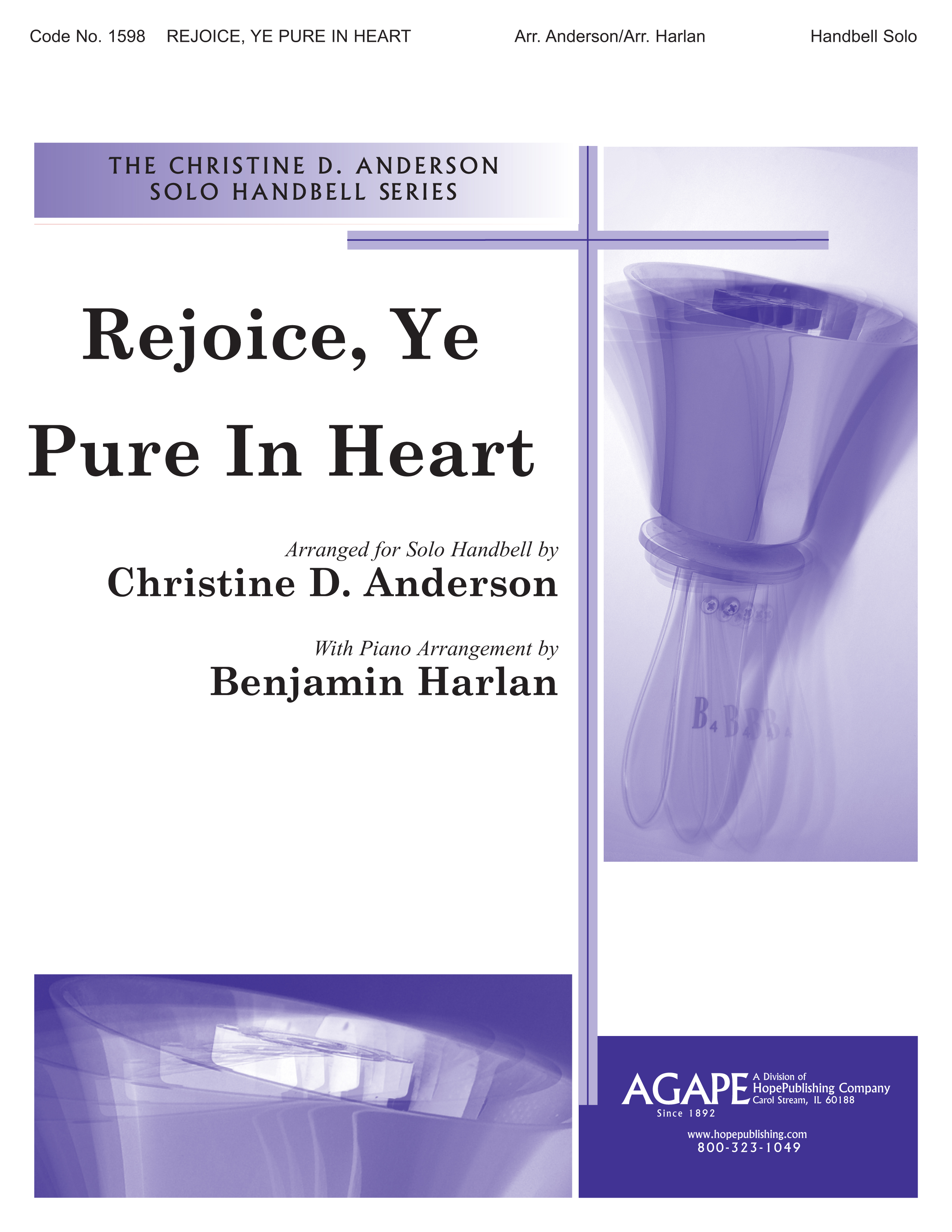 Rejoice Ye Pure in Heart - Handbell Solo Cover Image