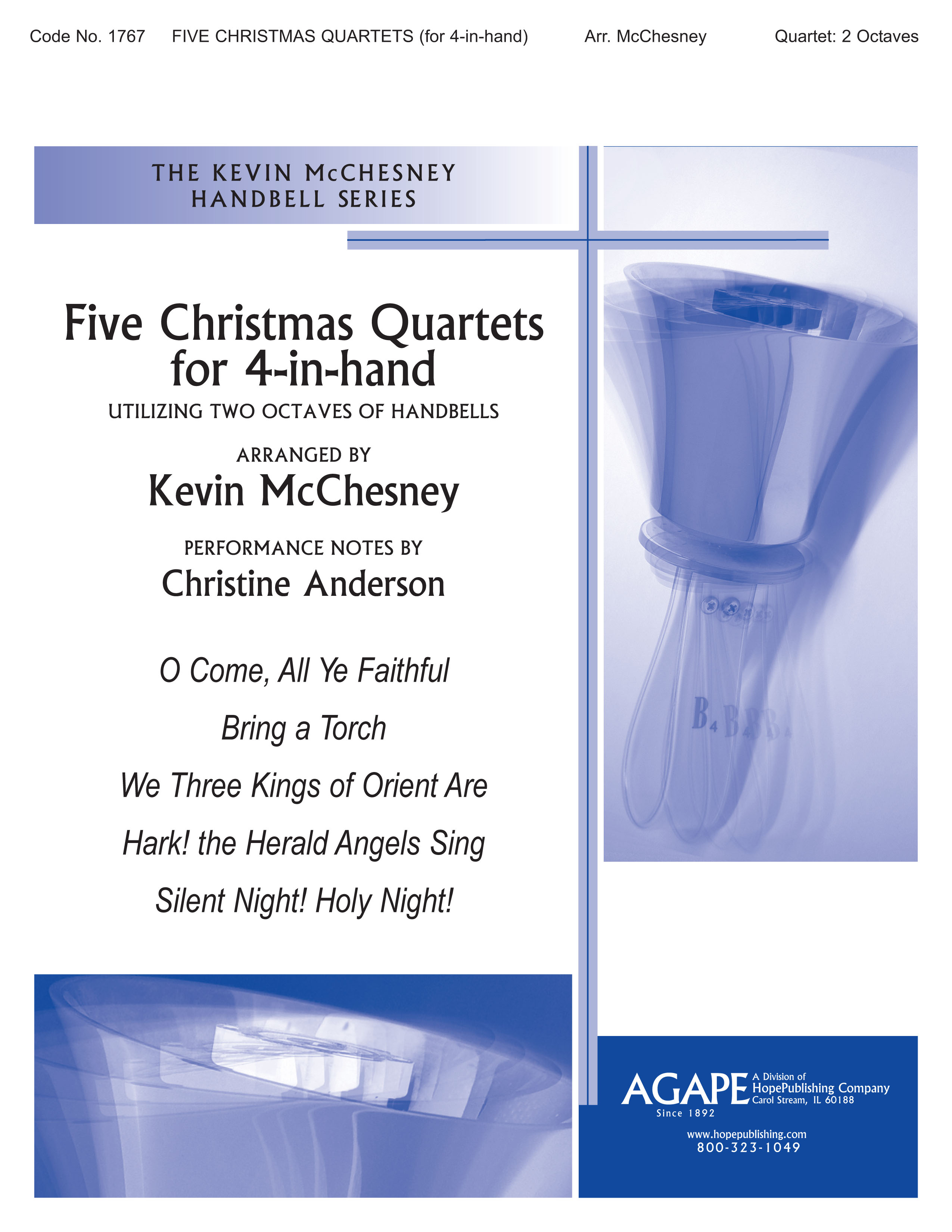 Five Christmas Quartets for 4-in-Hand - Collection Cover Image