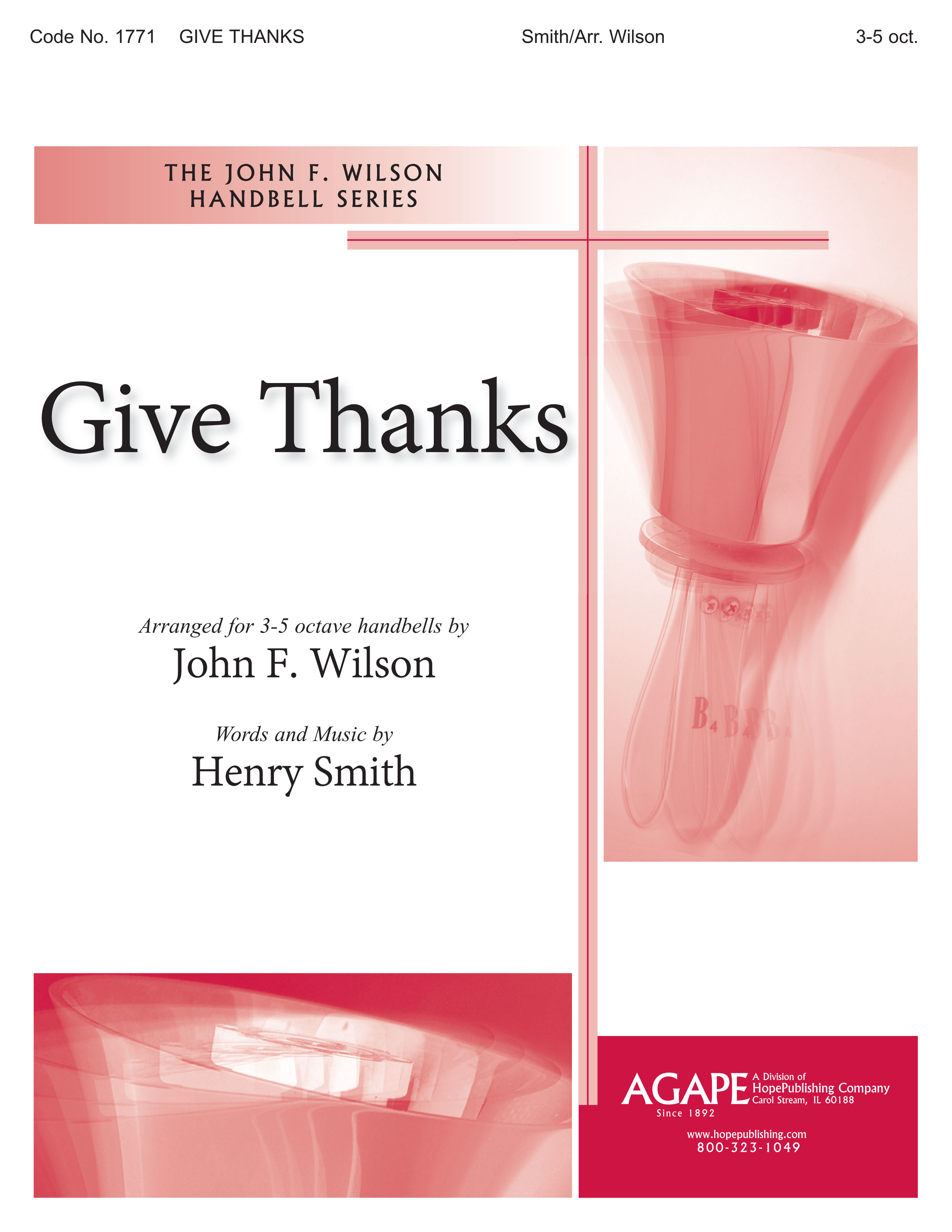 Give Thanks - 3-5 Octave Cover Image