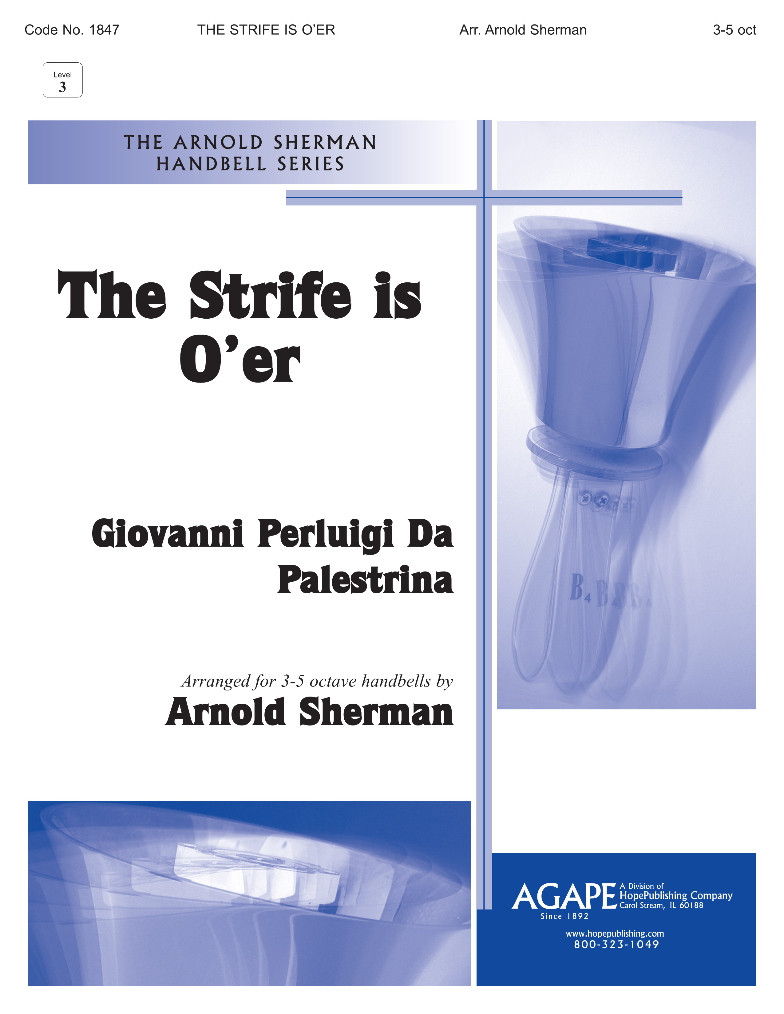 Strife Is O'er The - 3-5 Octave Cover Image