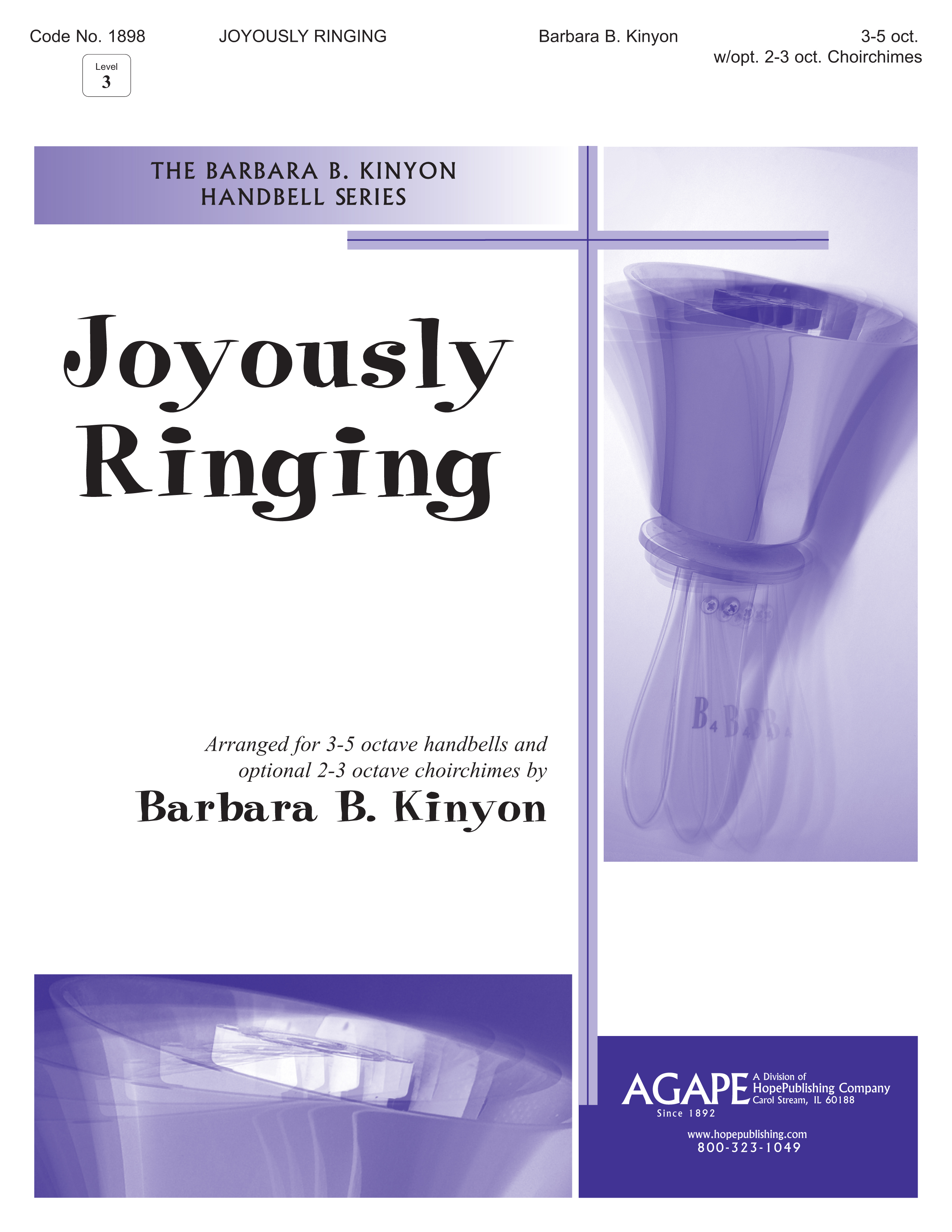 Joyously Ringing - 3-5 oct. w-opt. 2-3 oct. handchimes Cover Image