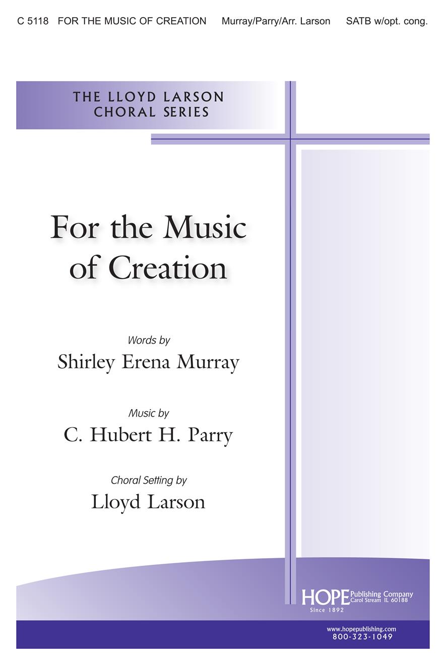 For the Music of Creation - SATB Cover Image