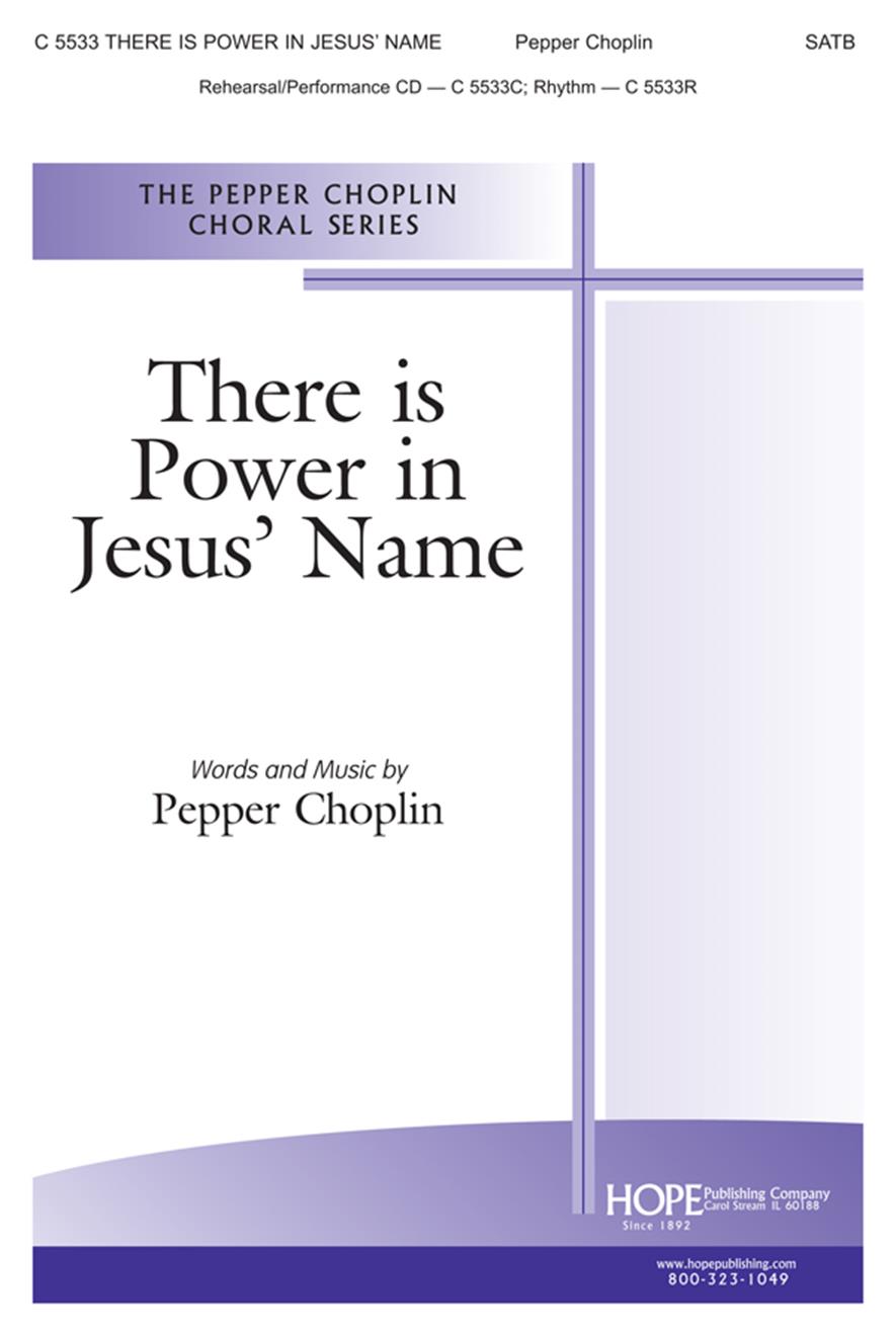 There Is Power in Jesus' Name - SATB Cover Image