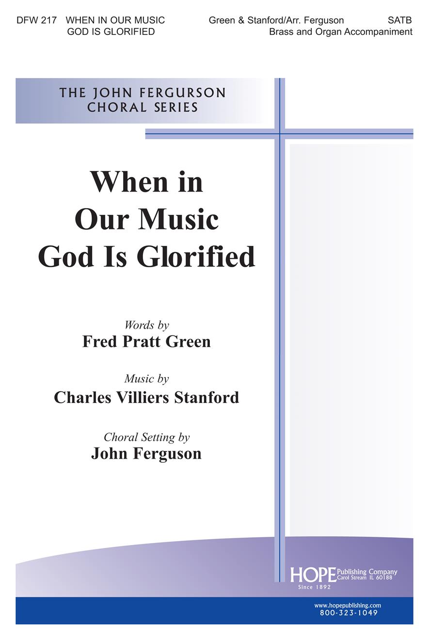 When in Our Music God Is Glorified - SATB and Brass Cover Image