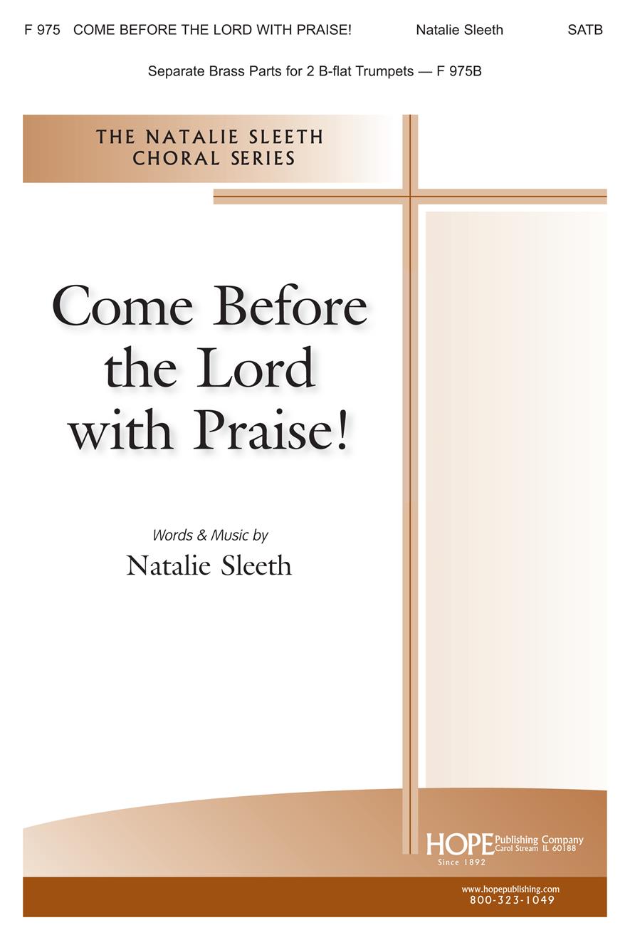Come Before the Lord with Praise - SATB and 2 Trumpets Cover Image