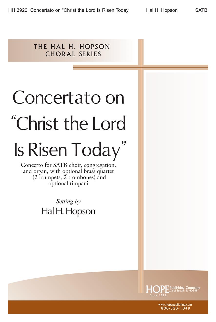 Concertato on "Christ the Lord Is Risen Today" - SATB and Brass Cover Image