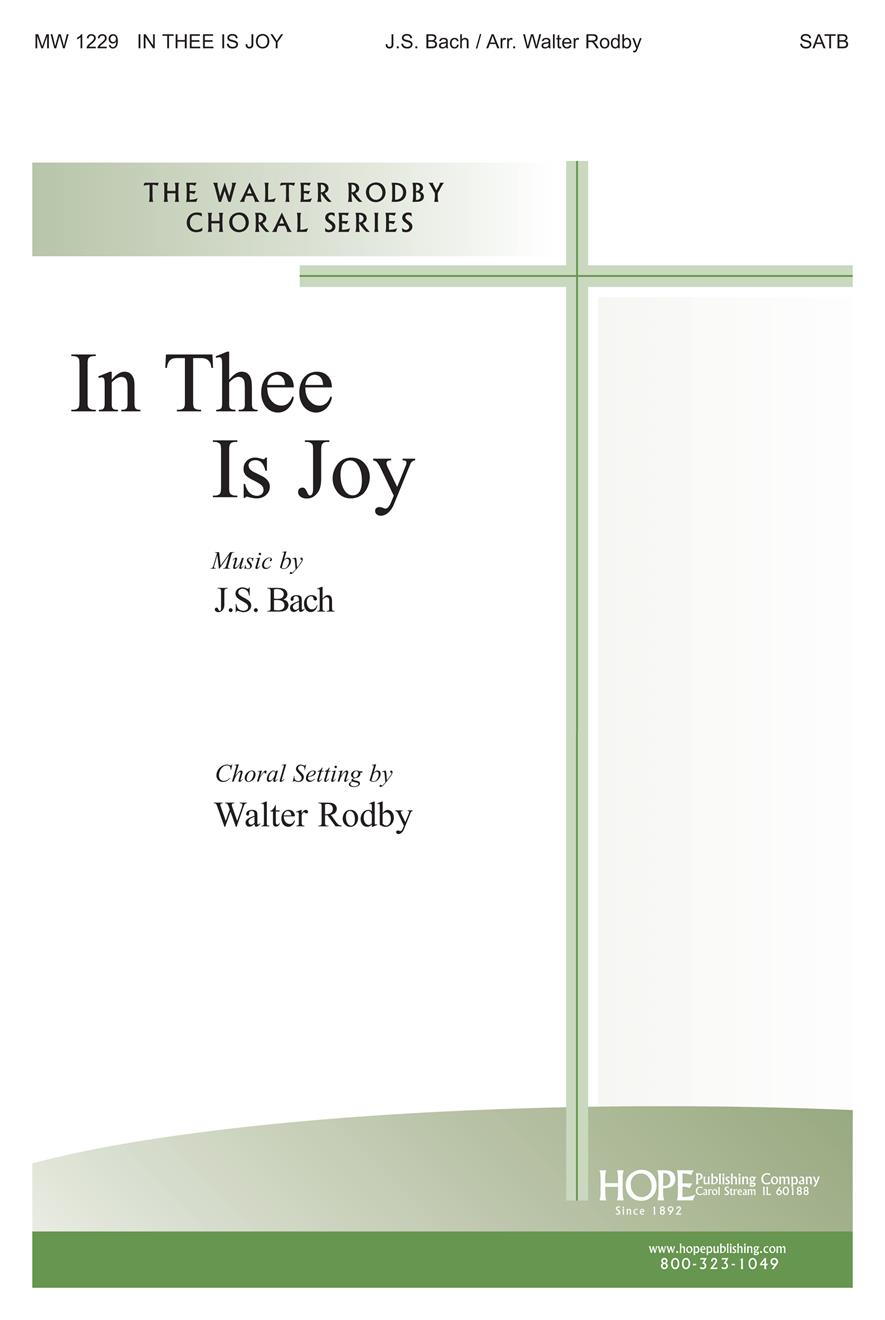 In Thee Is Joy - SATB Cover Image
