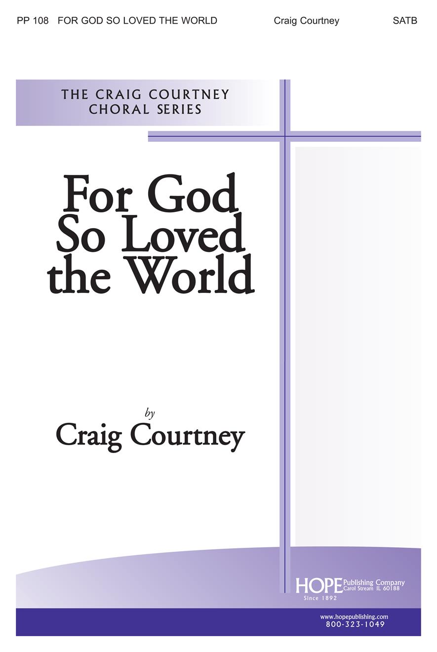 For God So Loved the World - SATB Cover Image