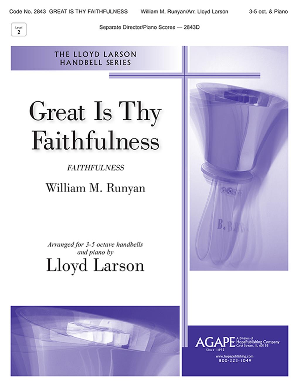 Great Is Thy Faithfulness - 3-5 oct. and piano Cover Image