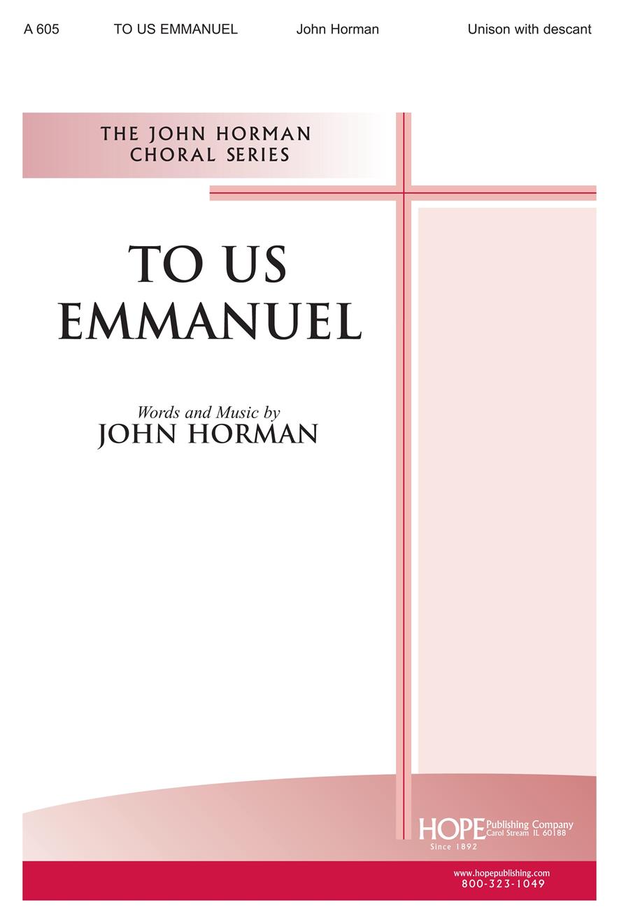 To Us Emmanuel - Unison Cover Image