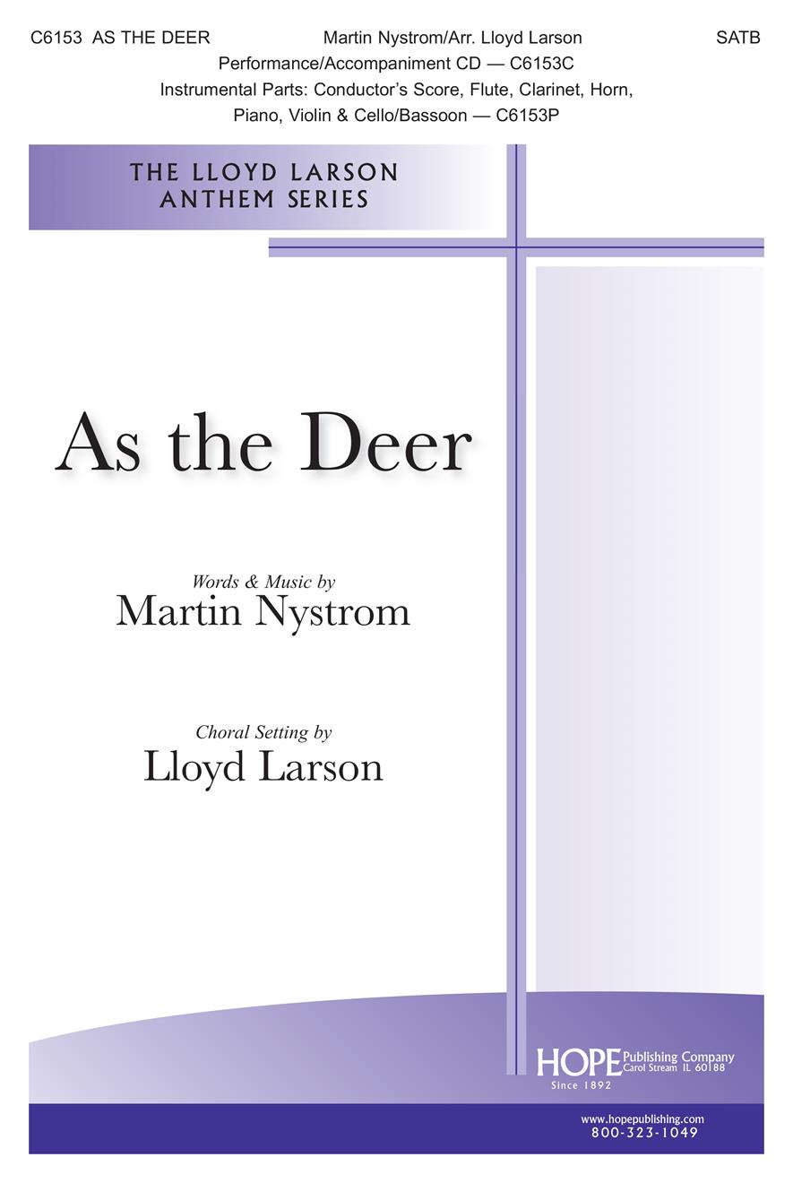 AS THE DEER - Cover Image