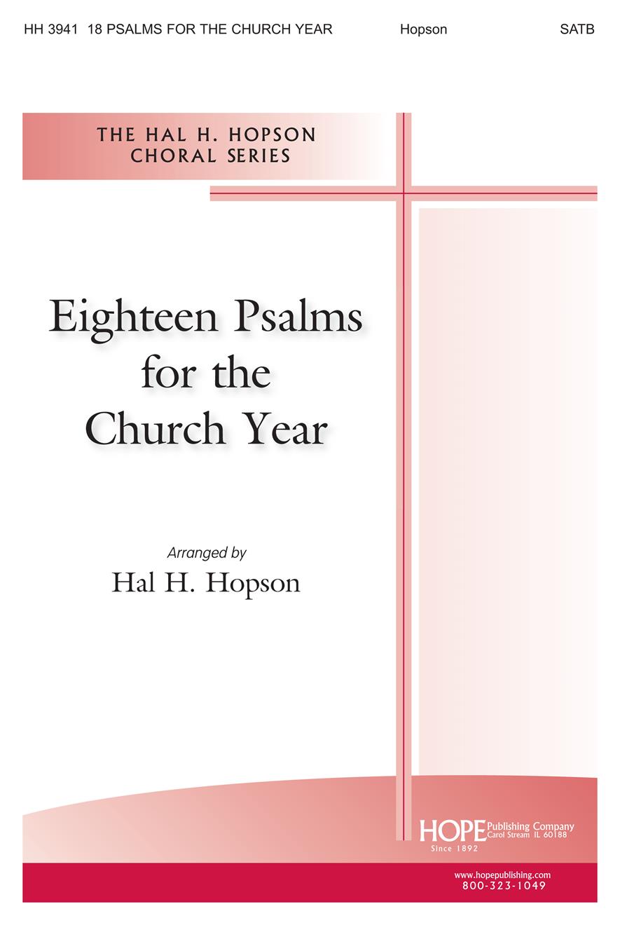 EIGHTEEN PSALMS FOR THE CHURCH YEAR - Cover Image