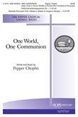 One World One Communion - SATB w-opt. flute or piccolo (part included) and perc. Cover Image