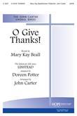 O Give Thanks - SATB Cover Image