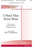 I Need Thee Every Hour - SATB-Digital Download