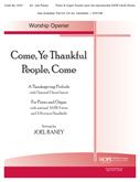 Come, Ye Thankful People, Come - Organ/Piano Duet-Digital Download