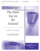 Snow Lay on the Ground, The - 3-5 Octave-Digital Download
