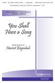 You Shall Have a Song - SATB w/opt. Flute-Digital Download
