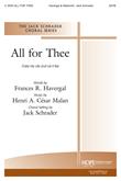 All For Thee - SATB-Digital Version