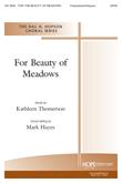 For the Beauty of Meadows - SATB-Digital Download