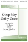 Sheep May Safely Graze - SATB w/opt. 2 Flutes-Digital Download