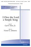 I Owe the Lord a Simple Song - SATB Cover Image