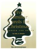 Five Familar Carols for Christmas - Organ Cover Image
