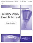 We Bow Down - Great Is the Lord - 2-3 Octave Cover Image