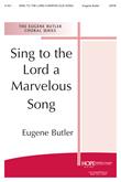 Sing to the Lord a Marvelous Song - SATB Cover Image