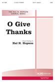 O Give Thanks - SAB Cover Image