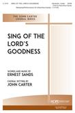 Sing of the Lord's Goodness - SATB and 4-Hand Piano Cover Image
