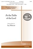 At the Table of the Lord - SATB