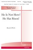 He Is Not Here He Has Risen - SATB w-opt. brass timpani bells Cover Image