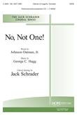 No Not One - SATB Cover Image