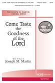 Come Taste the Goodness of the Lord - SATB Cover Image