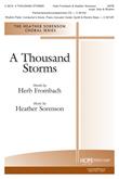 Thousand Storms A - SATB w-opt. Solo and Rhythm Cover Image
