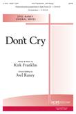 Don't Cry - SATB Cover Image