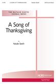 Song of Thanksgiving A - SATB Cover Image