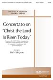 Concertato on "Christ the Lord Is Risen Today" - SATB and Brass Cover Image