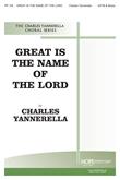 Great Is the Name of the Lord - SATB and Brass Cover Image